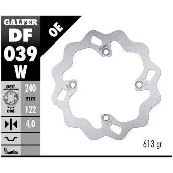 GALFER CRF450 2001 DISCO TRAS