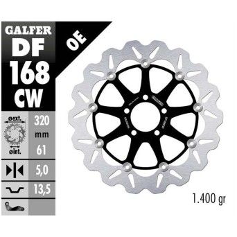 GALFER ZX12-R DISCO FRENTE