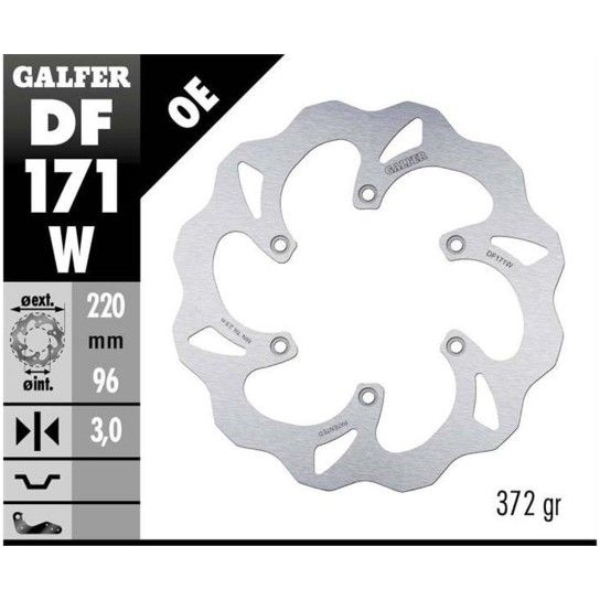 GALFER KX85 DISCO TRAVAO FRENTE