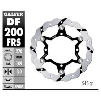 GALFER KX DISCO FRENTE 270mm RANURADO