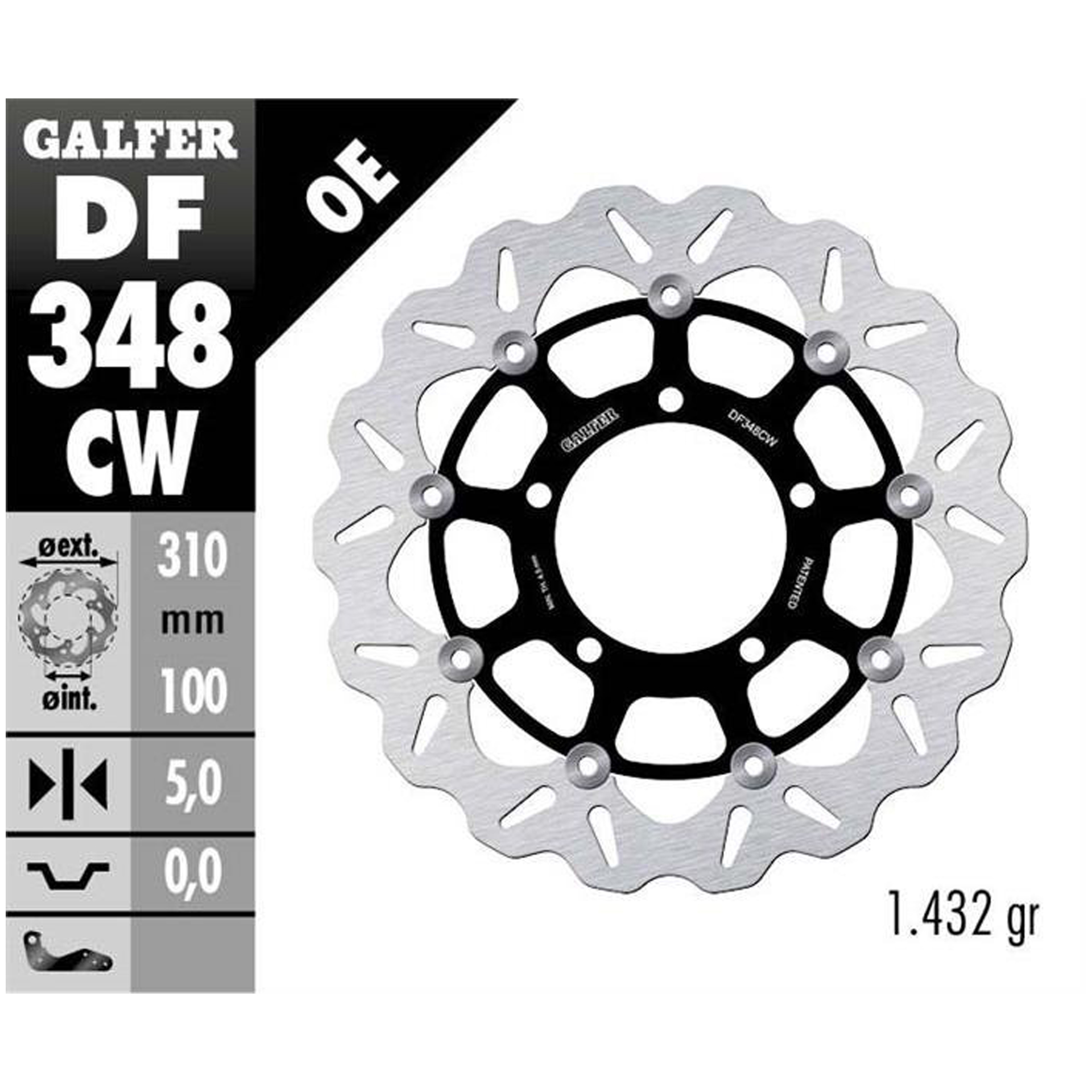 GALFER GSXR1000 2005-08 DISCO FRENTE