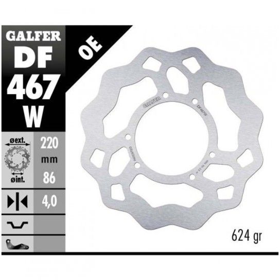 GALFER XT600E DISCO TRAVAO TRAS