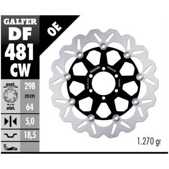 GALFER XV535 VIRAGO DISCO FRENTE