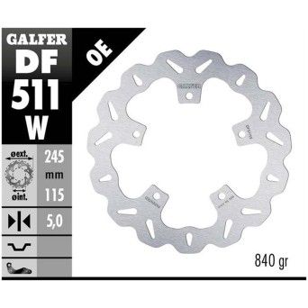 GALFER XJ600 DISCO TRAVAO TRAS