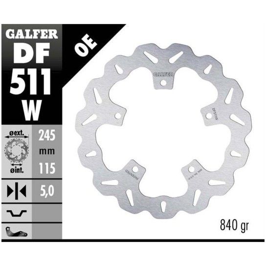 GALFER XJ600 DISCO TRAVAO TRAS