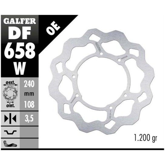 GALFER DT50 DISCO FRENTE 240x3,5mm