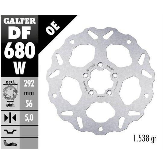 GALFER XR1200 DISCO TRAVAO