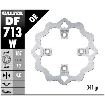 GALFER TRX250 DISCO WAVE FRENTE