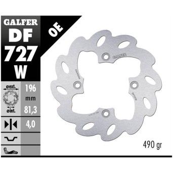 GALFER DS650 DISCO TRAS