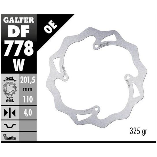 GALFER KTM 85 DISCO TRAS