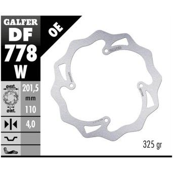 GALFER KTM 85 DISCO TRAS