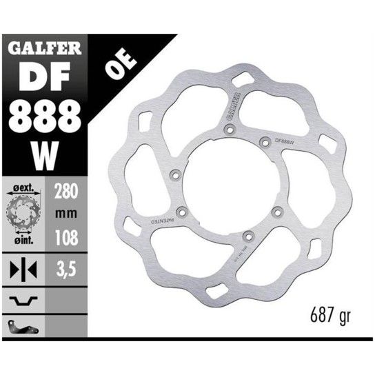 GALFER MH DISCO FRT