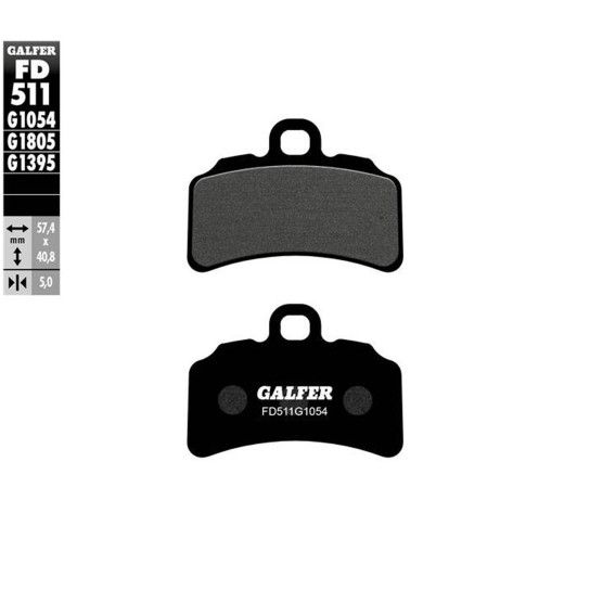 GALFER 511-1805 PASTILHAS TRAVAO TRIAL