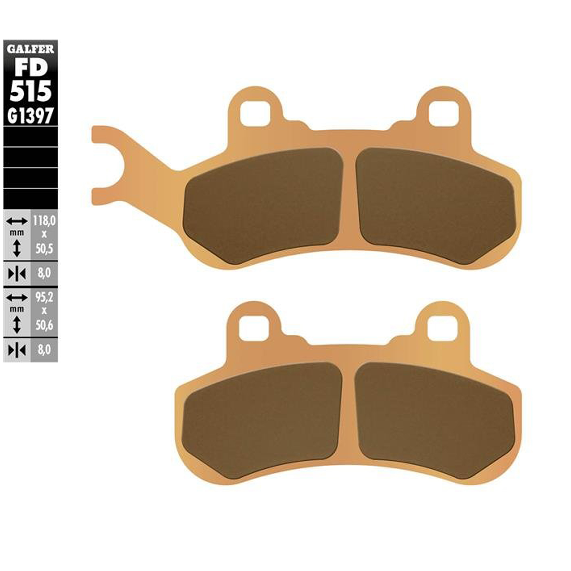 GALFER 515-1397 PASTILHAS GALFER 515-1397 PASTILHAS
