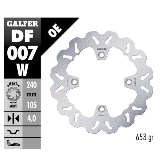 GALFER XL600/XL700 TRANSALP DISCO WAVE