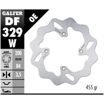 GALFER RM85 DISCO WAVE TRAS