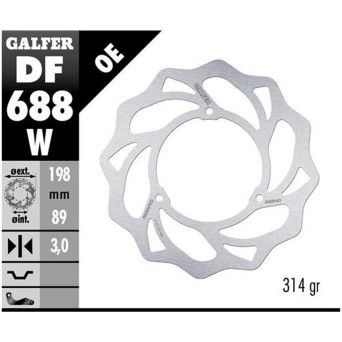 GALFER KTM SX 65 DISCO