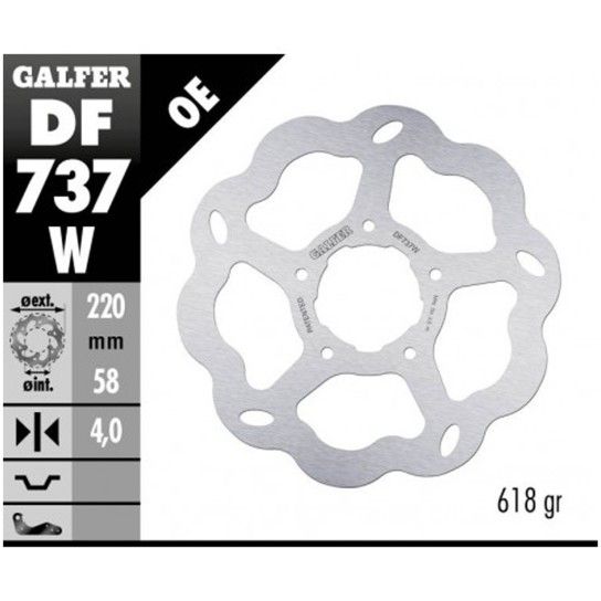 GALFER SKIPPER 125 1998-99 DISCO FRENTE