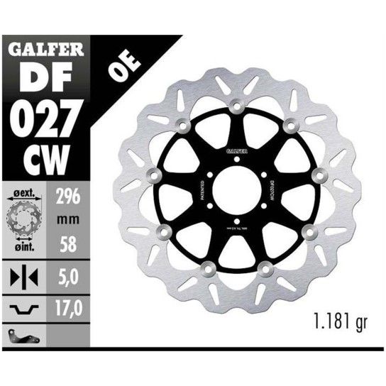GALFER VFR750 DISCO WAVE FRENTE