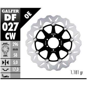 GALFER VFR750 DISCO WAVE FRENTE