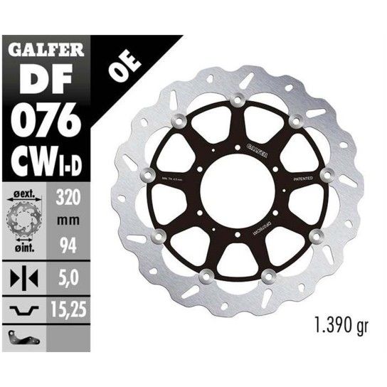 GALFER CBR1000RR 2008 DISCO FRENTE ESQUERDO