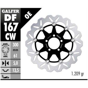 GALFER ZX12R DISCO TRAVAO FRENTE