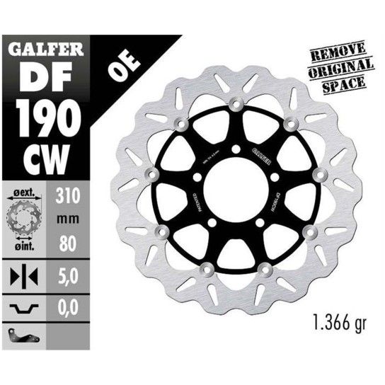 GALFER ZX10R/ZZR1400/GTR1400 DISCO TRAVAO FRENTE