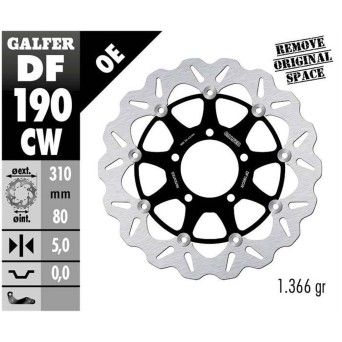 GALFER ZX10R/ZZR1400/GTR1400 DISCO TRAVAO FRENTE