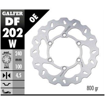 GALFER DISCO FRENTE Fixo 240x4,5mm