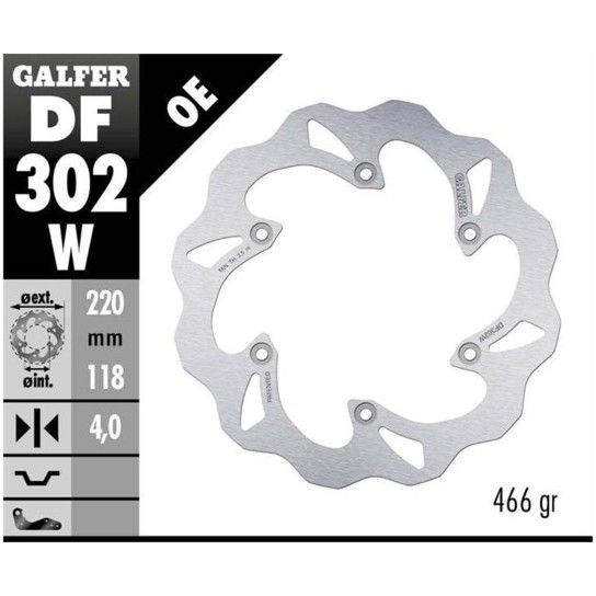 GALFER DRZ400 DISCO TRAS