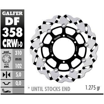 GALFER GSXR DISCO TRAVAO WAVE ESQUERDO
