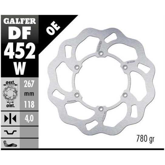 GALFER TT600 DISCO TRAVAO FRENTE