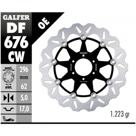 GALFER CBR600/VFR800/CBR900/XL1000 DISCO FRENTE