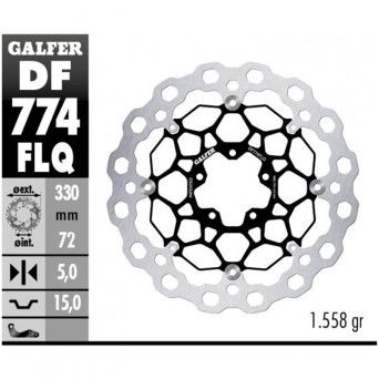 GALFER DUCATI DISCO TRAVAO FRENTE SQUARE