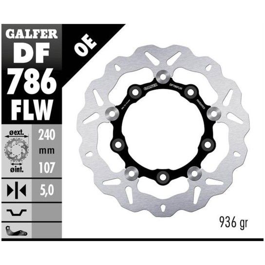 GALFER BANDIT/KTM990 SM DISCO WAVE TRAS