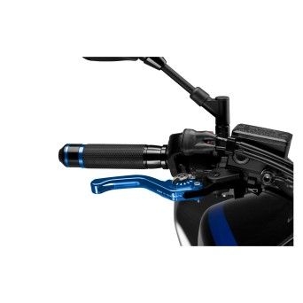 PUIG SHORT BRAKE LEVER 3.0 BLUE W/ BLUE SELECTOR