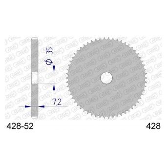 AFAM CREMALHEIRA ALUMINIO CHEIA 428-52
