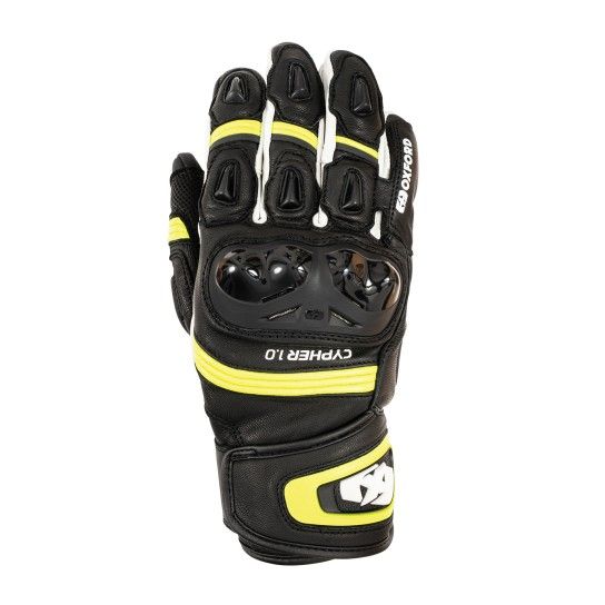 OXFORD LUVAS PELE SPORT CYPHER 1.0 PRETO/ FLUOR