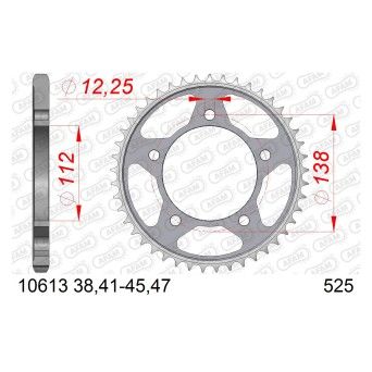 AFAM CREMALHEIRA AO 525 CB600F CBR650 CBR900 VT750 CMX1100