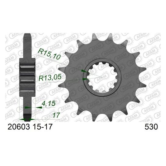 AFAM PINHAO 530 CBR1000R CBR900RR VFR750 CB900 VTR1000 SP1 2