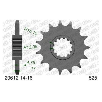 AFAM PINHAO 525 CB600F CBR650 CRF1100 XL1000 CBR900R 1000RR