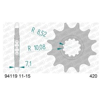 AFAM PINHAO 420 APRILIA RS50 RX50 BETA 50RR DT50