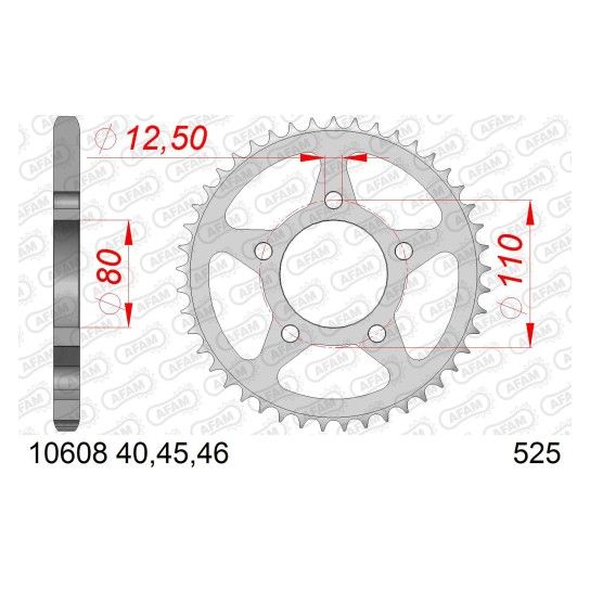 AFAM CREMALHEIRA AO 525 CB500 1994-03 CB750 1991-2003