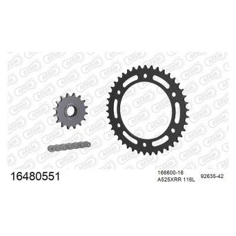 AFAM KIT AO F 800 GS 2006-18 PARAFUSOS 10.5mm