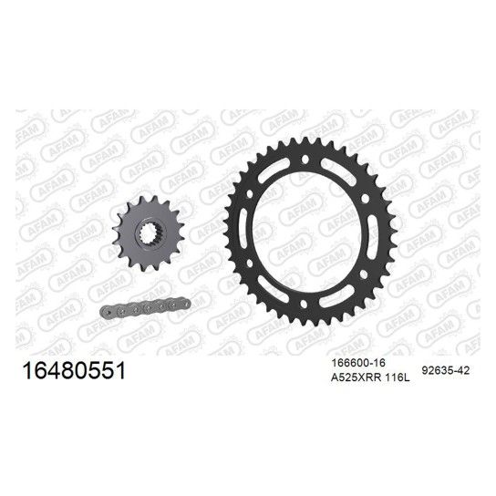 AFAM KIT AO F 800 GS 2006-18 PARAFUSOS 10.5mm