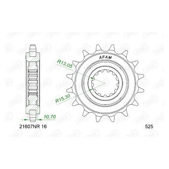 AFAM PINHAO 525 FZ8 MT07 MT09 MT10 YZF-R1 2015-22