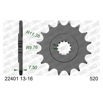 AFAM PINHAO 520 GN250 DRZ400 GZ250 TU250 VL250