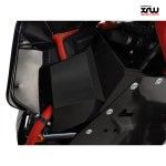 FOOTWELL PROTECTION KIT ALU BLACK - VILLAIN SX10