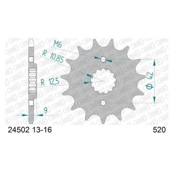 AFAM PINHAO 520 EL250 NINJA 250/300/400 Z300/Z400/Z500 2024