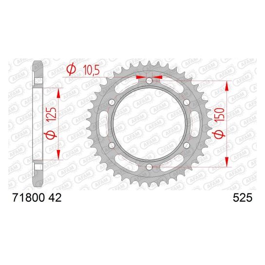 AFAM CREMALHEIRA AO 525 KTM 950/1050/1250/1290 ADVENTURE